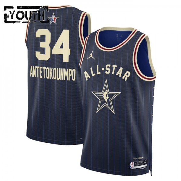 All-Star 2024 Trikot Eastern Conference Giannis Antetokounmpo Navy Swingman - Kinder